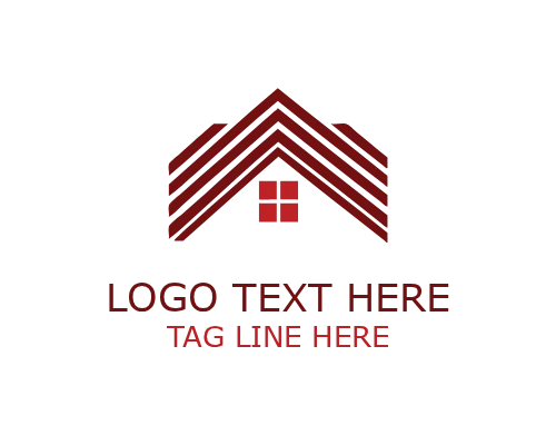 Abstract Roofing Futuristic Logo
