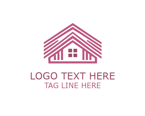 Abstract Roofing Geometric Logo