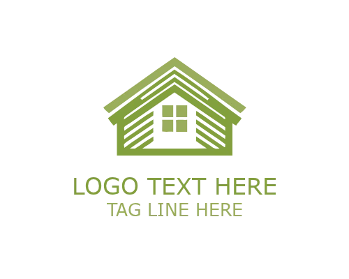 Abstract Roofing Icon Logo for Digital Construction Branding