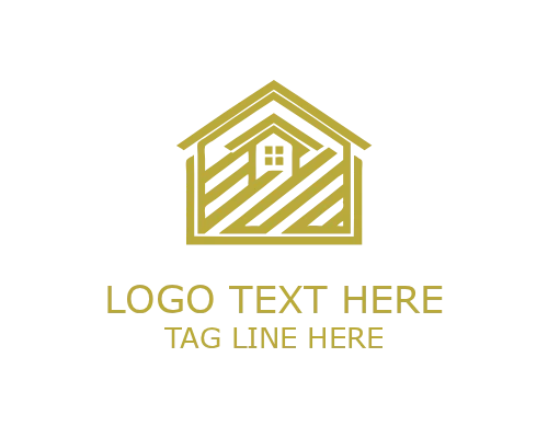 Abstract Roofing Innovation Logo