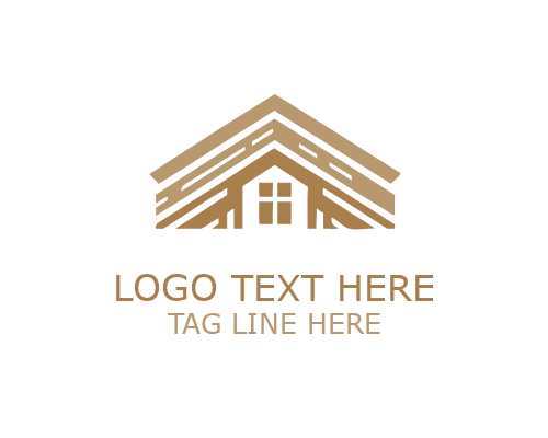 Abstract Roofing Minimal Logo