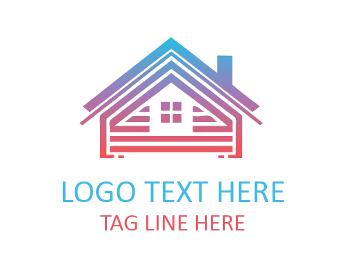 Abstract Roofing Peak Logo for Modern Construction and Architecture Brands