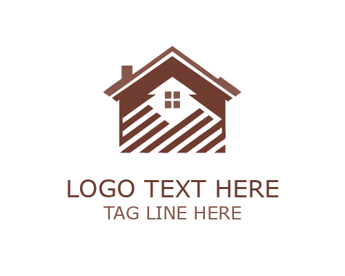 Abstract Roofing Premium Logo