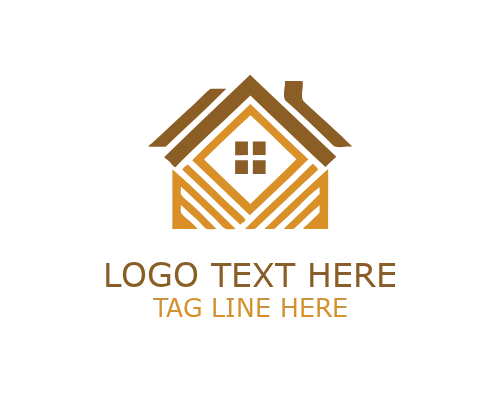 Abstract Roofing Startup Logo