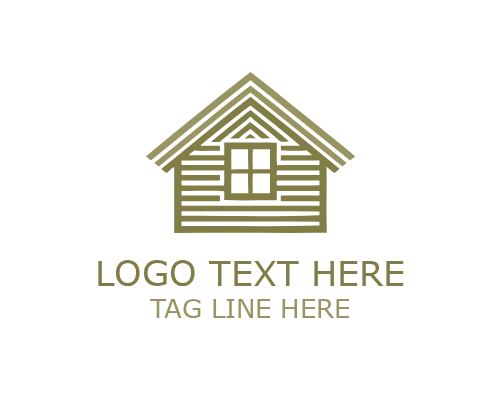 Abstract Roofing Unique Logo