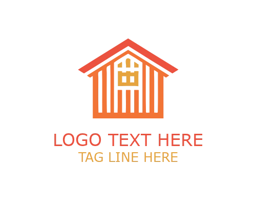 Abstract Roofing Wave Logo for Creative Construction Branding