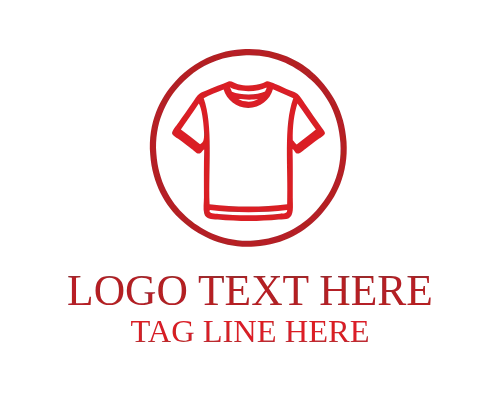 Abstract shirt T Logo for Creative Brand Identity