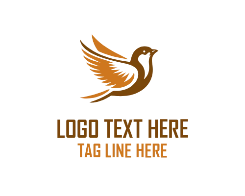 Abstract Sparrow Logo