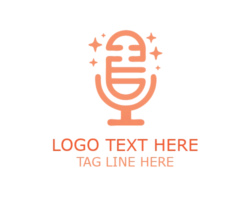 Abstract Spiral Podcast Logo for Modern Audio and Media Branding