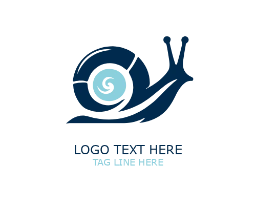  Abstract Spiral Snail Logo for Creative and Conceptual Branding