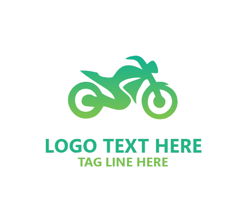 Abstract Sport Motorcycle Logo