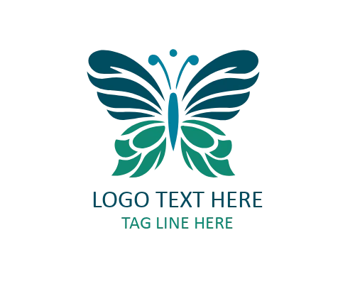 Abstract Symbol Butterfly Logo