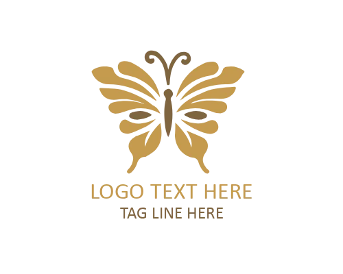 Abstract Tech Butterfly Logo