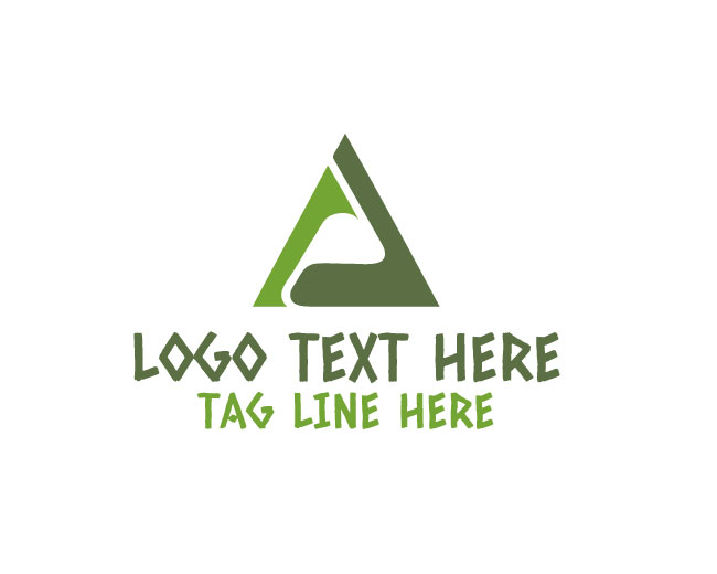 Abstract Triangle Crystal Logo