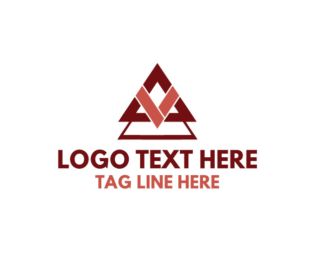 Abstract Triangle Grid Logo