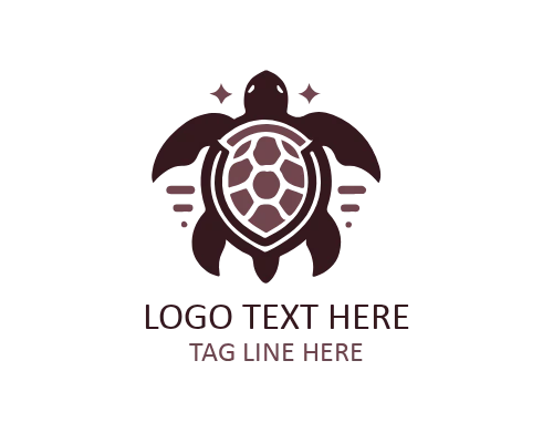 Abstract Turtle Shell Logo