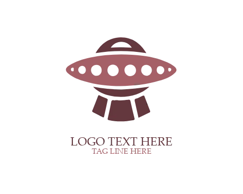 Abstract UFO Alien Logo