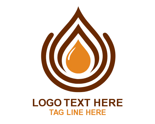 Abstract Water Core Logo