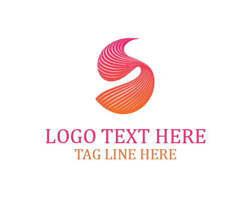 Abstract Wave Curves Logo