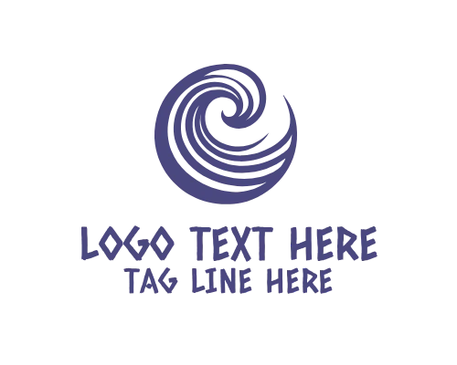 Abstract Wave Elegant Logo 