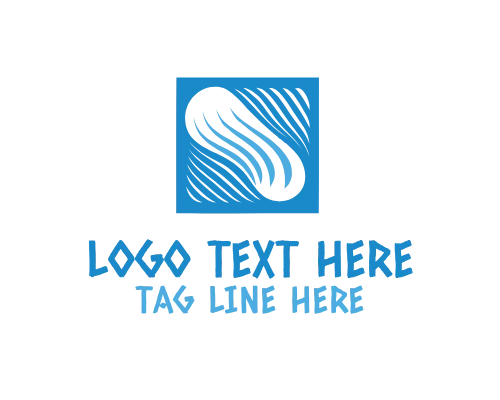 Abstract Wave Flow Logo