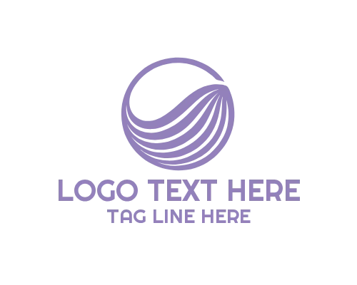 Abstract Wave Halo Logo