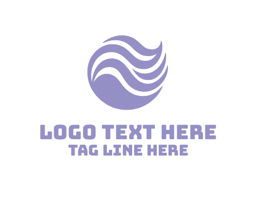 Abstract Wave Modern Flow Logo