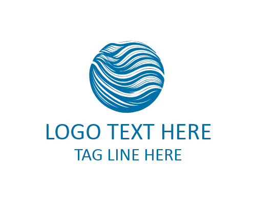 Abstract Wave Ripple Logo