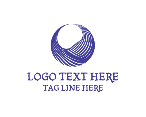 Abstract Wave Tech Logo
