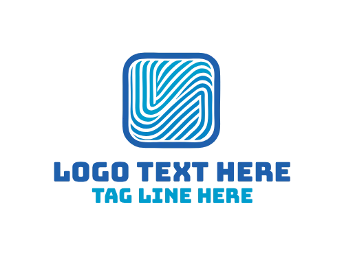 Abstract Wave Twirl Logo