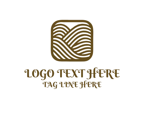 Abstract Wave Twist Logo