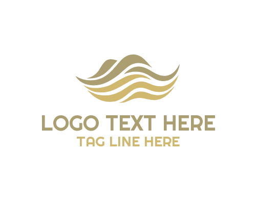 Abstract Wave Vibe Logo