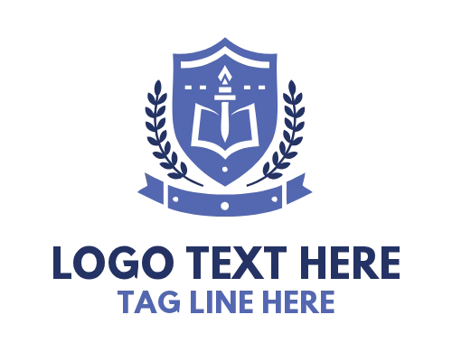 Academy book torch Logo
