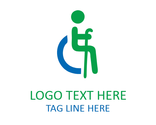 Accessibility Support Logo for Inclusive Identity