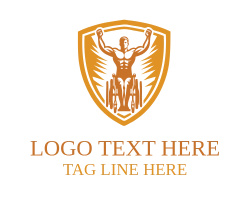 Accessible Sports Emblem Logo for Inclusive Identity