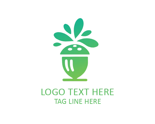 Acorn Flat Logo for Finance and Investment Growth logo template preview