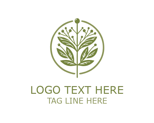 Acupuncture Calming Logo for Relaxation, Wellness, and Therapy Clinics