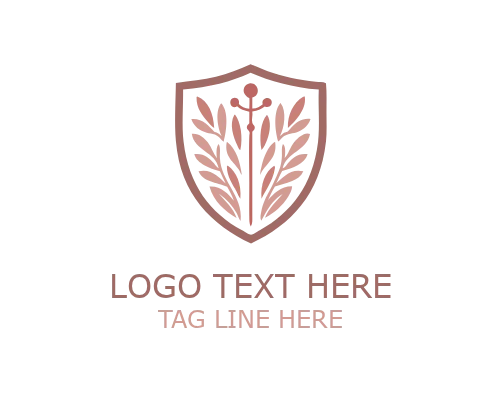 Acupuncture Leaf Logo for Natural Healing and Wellness Brands