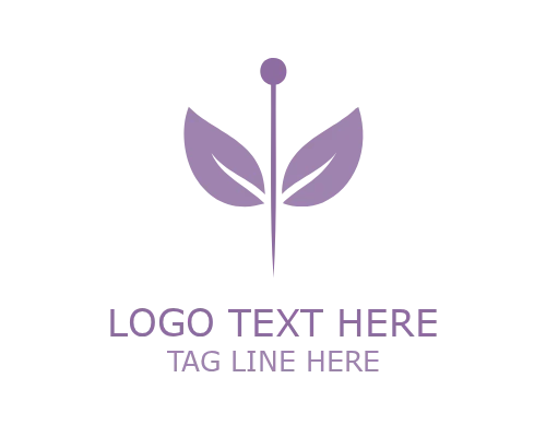 Acupuncture Natural Healing Logo for Wellness and Holistic Therapy