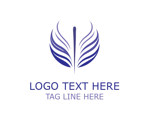 Acupuncture Spiritual Energy Logo for Holistic Wellness and Healing