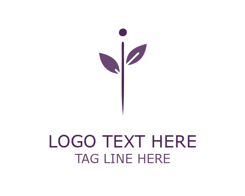Acupuncture Therapy Circle Logo for Holistic Wellness and Healing