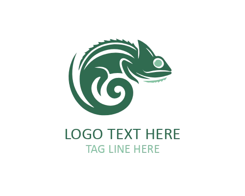  Adaptive Chameleon Flat Logo for Smart Brands