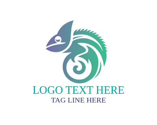 Adaptive Chameleon Logo for Flexible and Innovative Brands