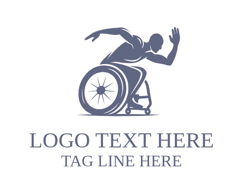 Adaptive Sports Logo for Inclusive Athletic Branding