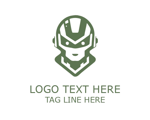 Adorable Robot Mascot Logo for Tech Branding