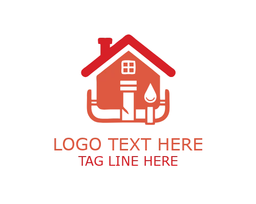 Advanced Plumbing House Logo