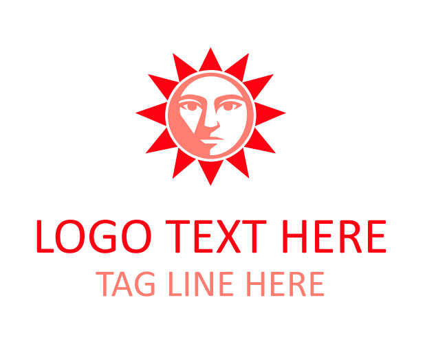 Advanced Radiance Sun Face Logo