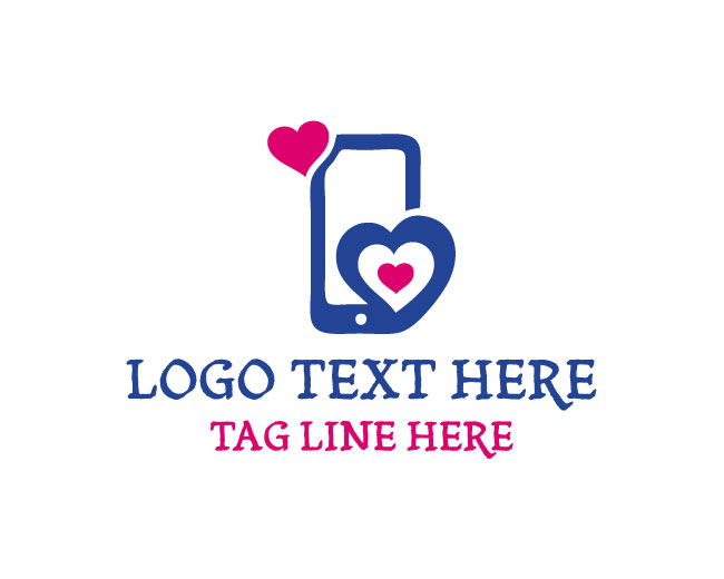 Advanced Smartphone Love Logo