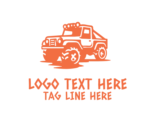 Adventure 4x4 Vehicle Logo