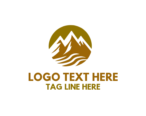 Adventure Mountain Badge Logo